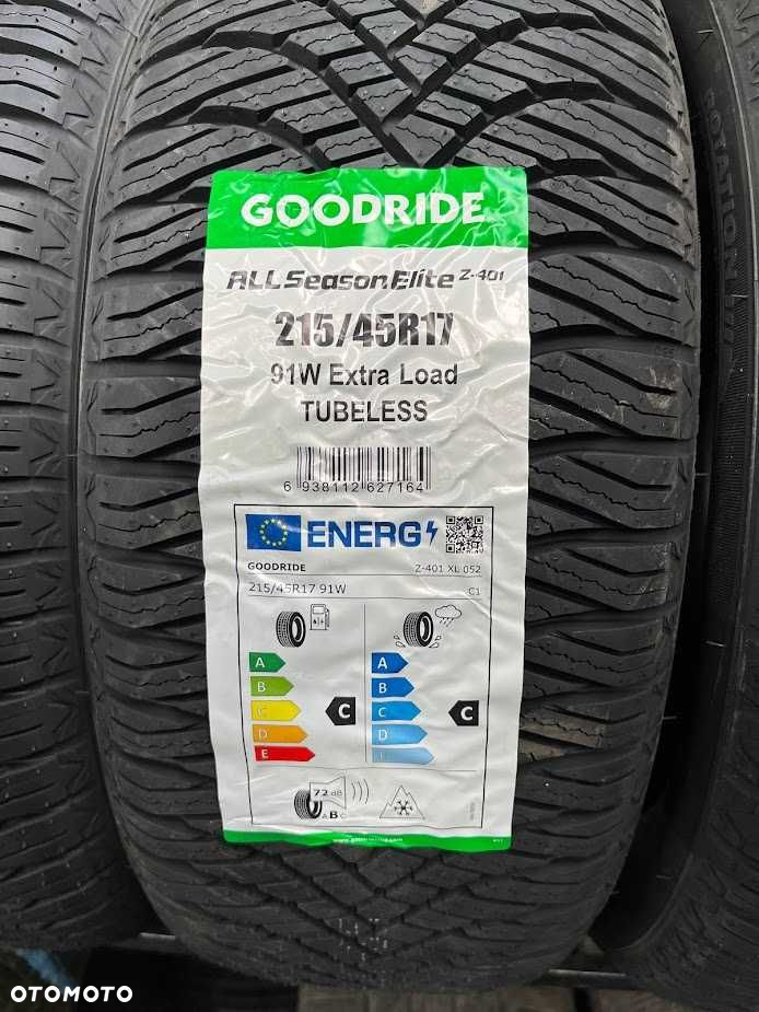 215/45R17 Goodride cztery nowe opony całoroczne cena za 4 opony 2024r - 2