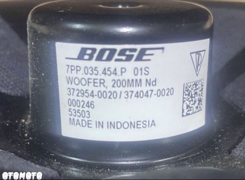 7PP035454 głośnik bose woofer 200mm Porsche - 3