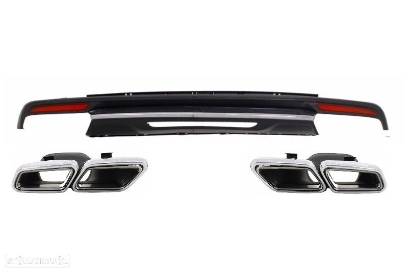 Difusor com Ponteiras Mercedes S W222 (2013 a 2017) - 1