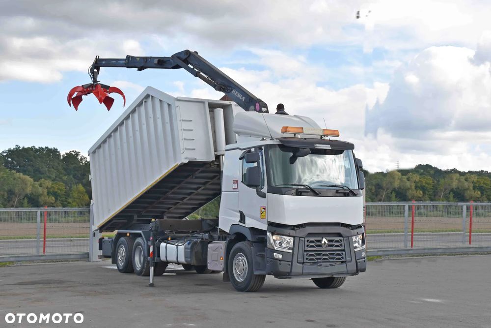 Renault C 460 * HAKOWIEC + KESLA 21172 * STAN BDB - 2