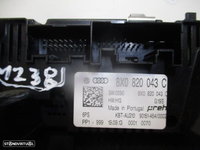 Comando Sofagem 8X0820043C AUDI A1 SPORTBACK 8X FASE 1 2013 1.6TDI 105CV 5P PRETO ORIGINAL - 4