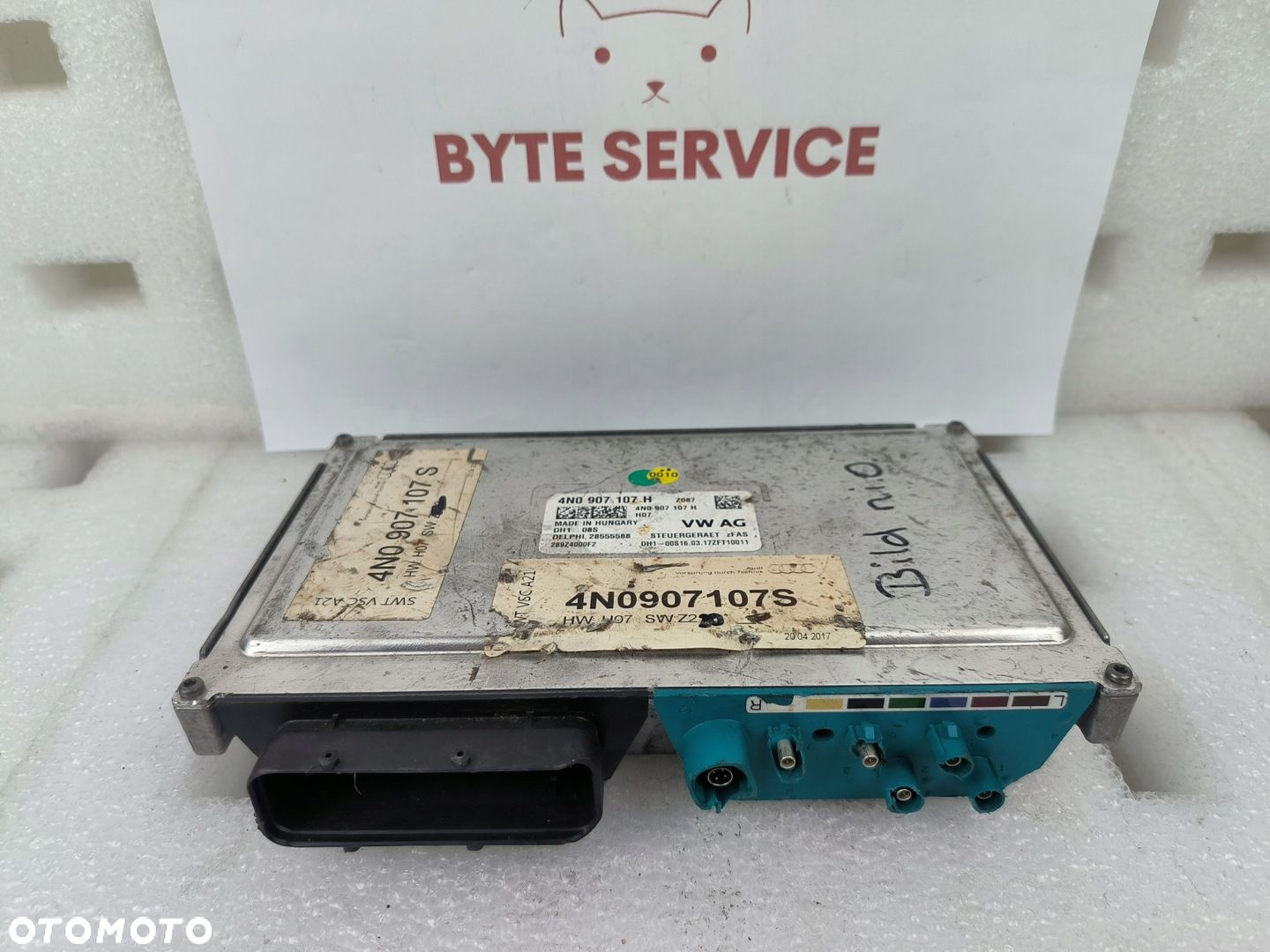 VW AG STEROWNIK MODUŁ SYSTEM WSPOMAGANIA KIEROWCY 4N0907107H - 5