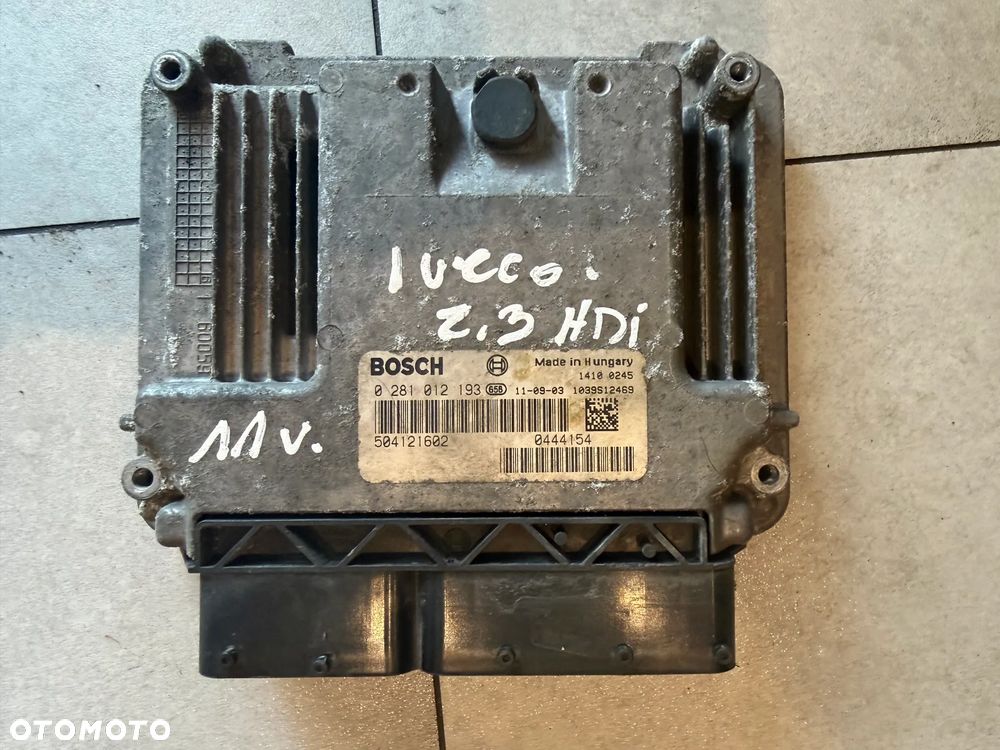 Iveco Daily 2,3 HPI 06-12r E4 sterownik silnika 0281012193 - 1
