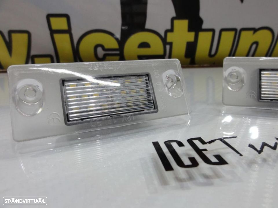Suporte De Lâmpada De Matricula Com Led Branco Audi A4/S4 B5 95-01, A3 8L, S5 B5 A3 8L/S3/Sportback 97-03 - 4