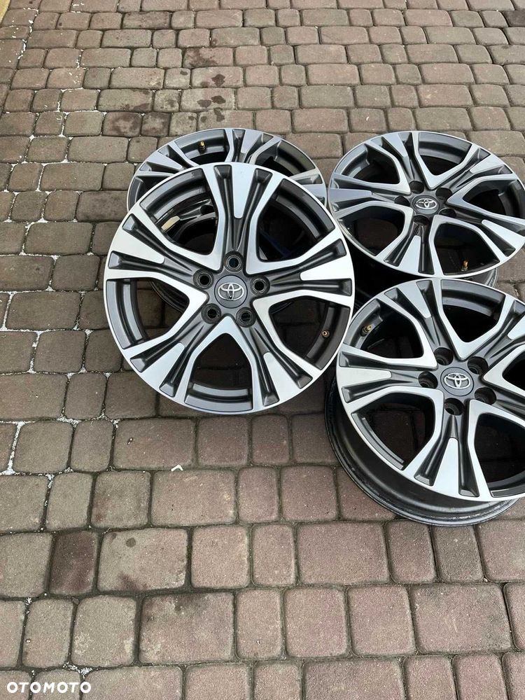 Oryginalne alufelgi Toyota 5x114,3 17 cali CZUJNIKI RAV4 BICOLOR - 3