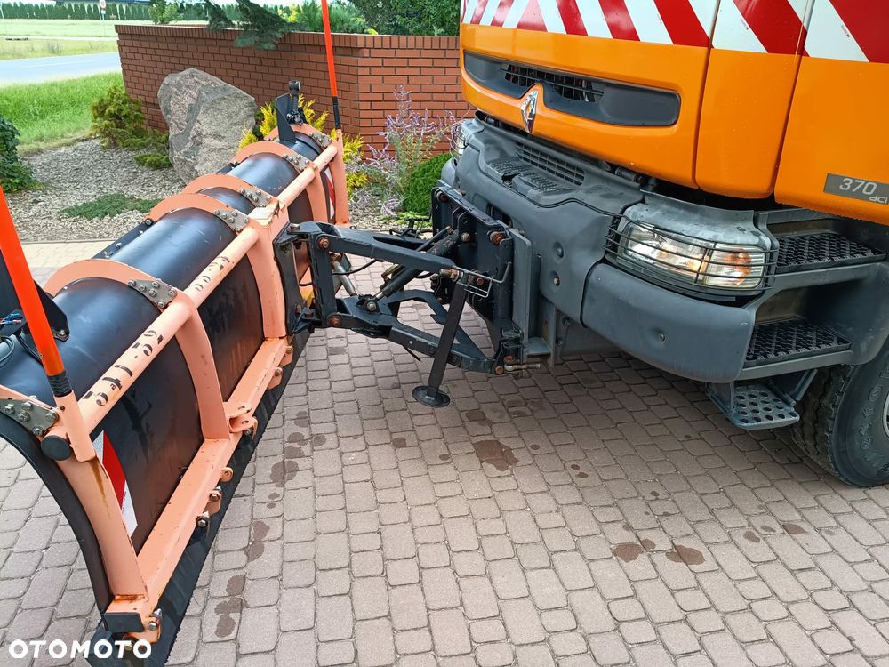 Renault KERAX 370 DCI 4x4 Wywrotka Bordmatic x 2 zimowe utrzymanie - 12