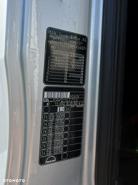 MAN TGS 26.320 Chłodnia 24palety / Niski przebieg - 13