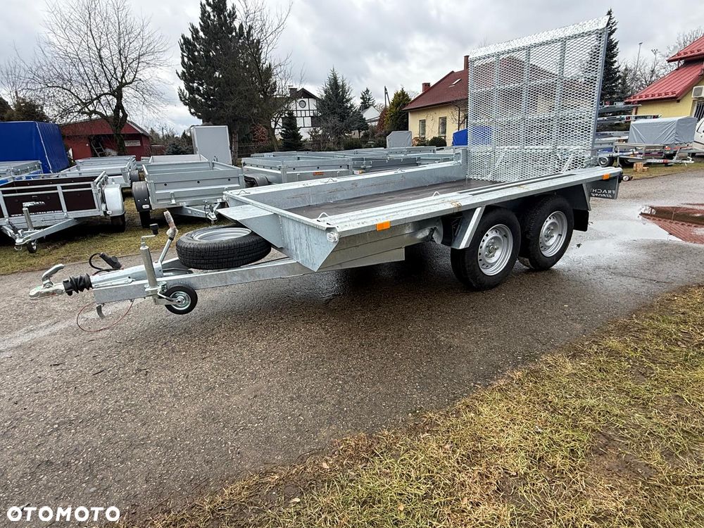 Inny Przyczepa do przewozu sprzętu budowlanego Fracht Karol 300x150 DMC 2700kg walec koparka - 3