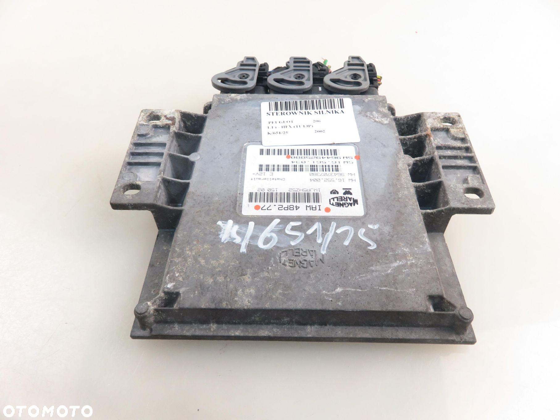 STEROWNIK PEUGEOT 206 1.1 i IAW48P277 SW9644925880 - 12