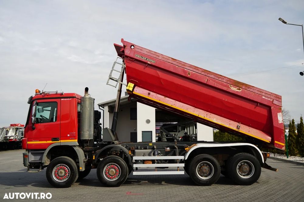 Mercedes-Benz ACTROS 4144 / 8x8 / BASCULATOR SPATE / MEILLER KIPPER / EURO 5 - 2