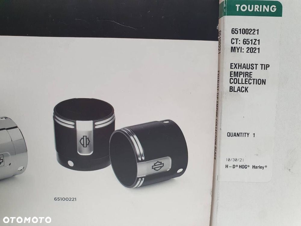 KOŃCÓWKI TŁUMIKA WYDECHÓW HARLEY DAVIDSON TOURING 2017-2025 4.5 CALA - 7