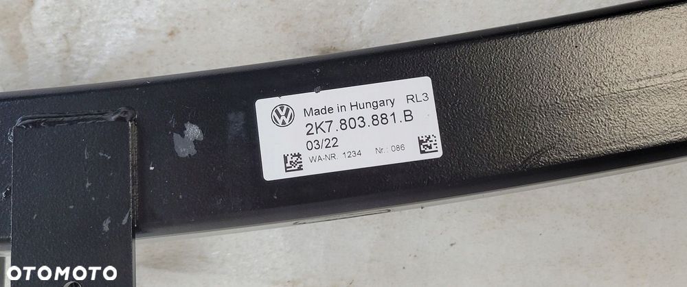 HAK HOLOWNICZY VW CADDY IV 2020- 2K7803881B - 9