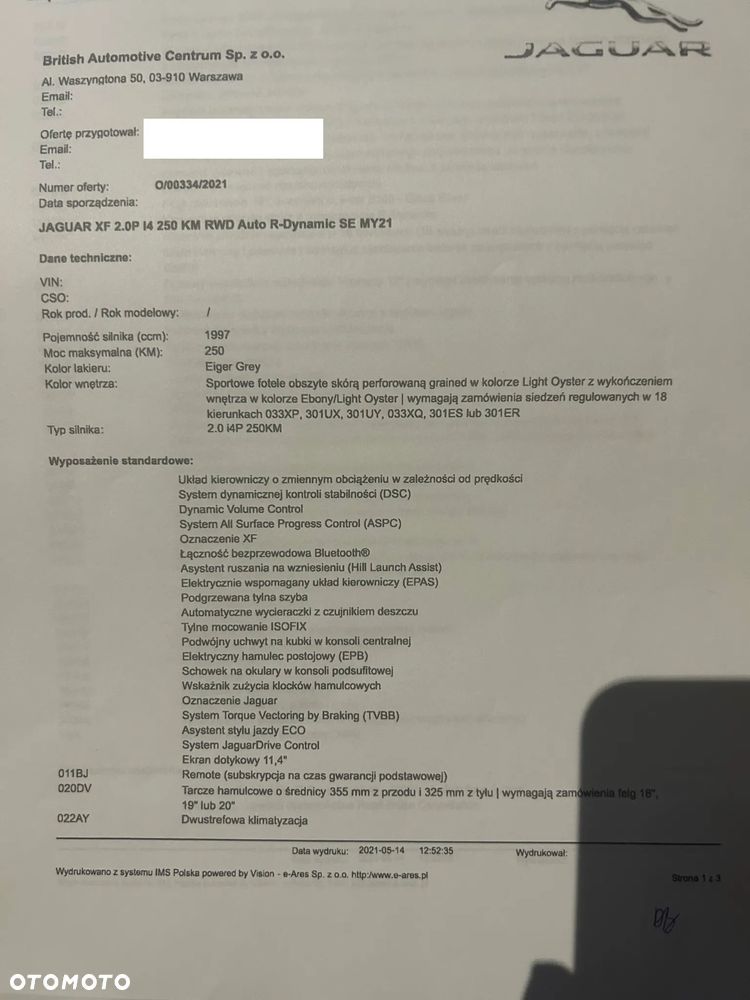 Jaguar XF 2.0 P250 R-Dynamic Black - 11