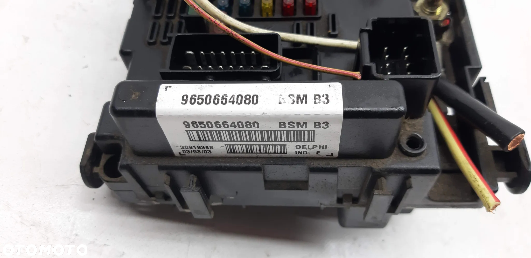 Moduł skrzynka BSM 9650664080 Peugeot 206 307 1.6 - 5