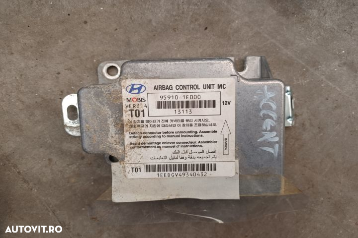Kit airbag cu plansa de bord CENTURI + AIRBAG + MODUL AIRBAG Hyundai - 4