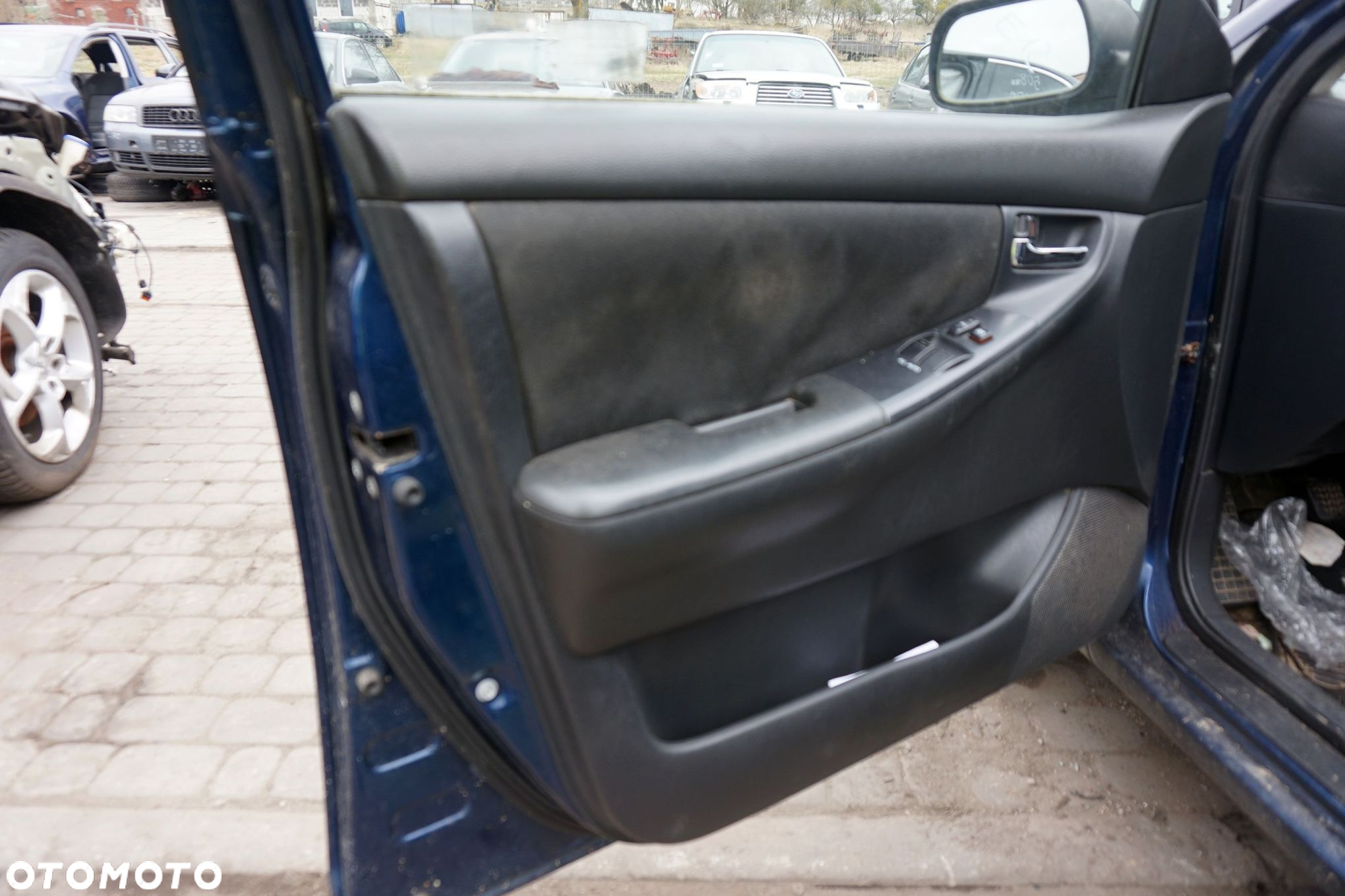 DRZWI PRZEDNIE LEWE COROLLA E12 LIFT 5D HB 8P4  GRANATOWY TOYOTA 2004-2007 - 6