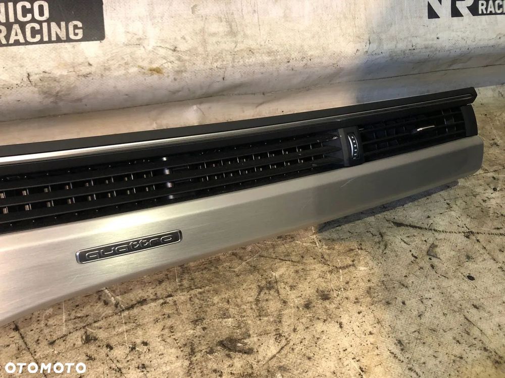 DEKORY WNĘTRZA AUDI A4 B9 SZCZOTKOWANE ALUMINIUM - 4