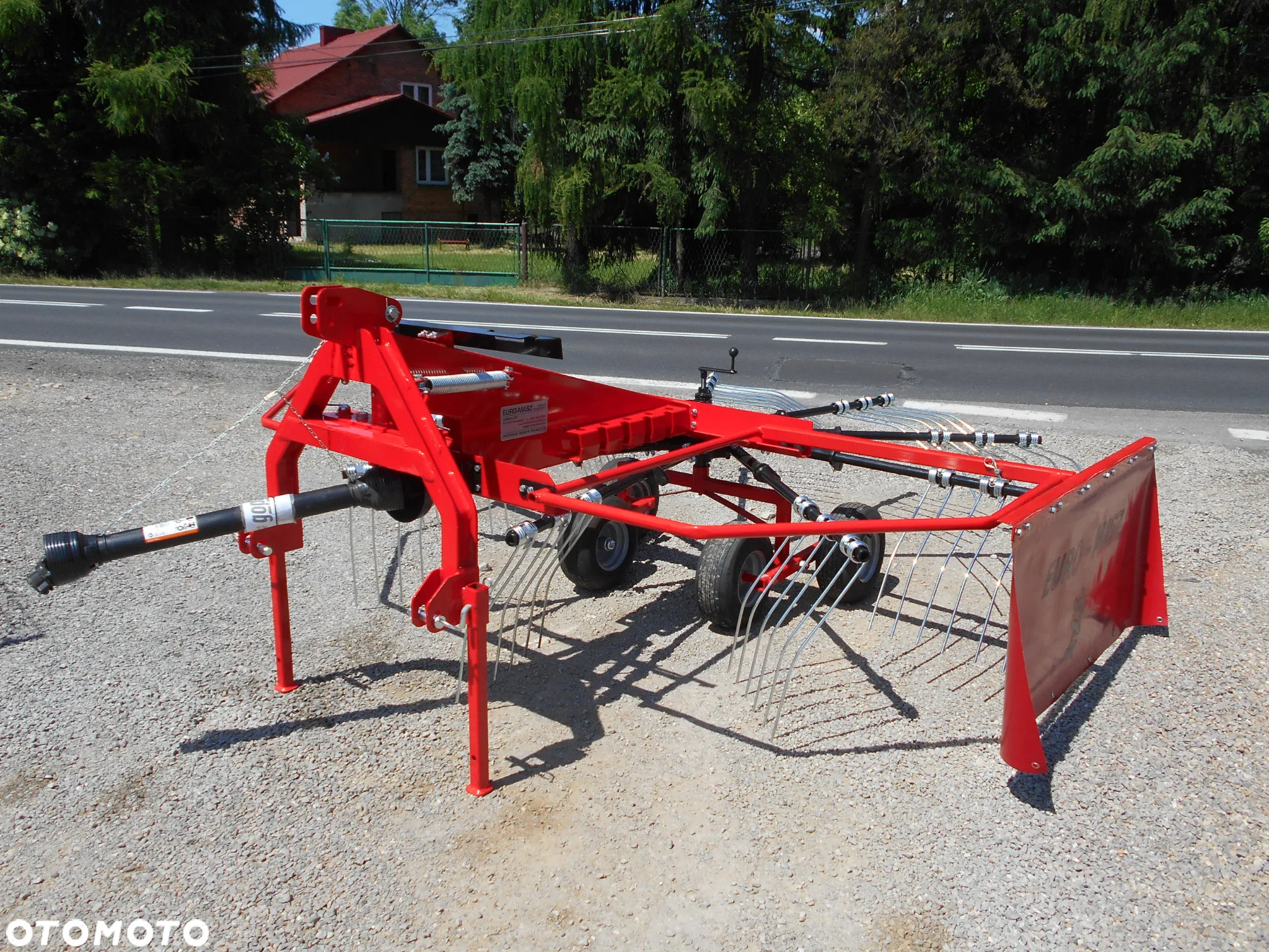 ZGRABIARKA KARUZELOWA/PAJĄK 3,5m TANDEM WAŁEK WOM koło kopiujące - 6