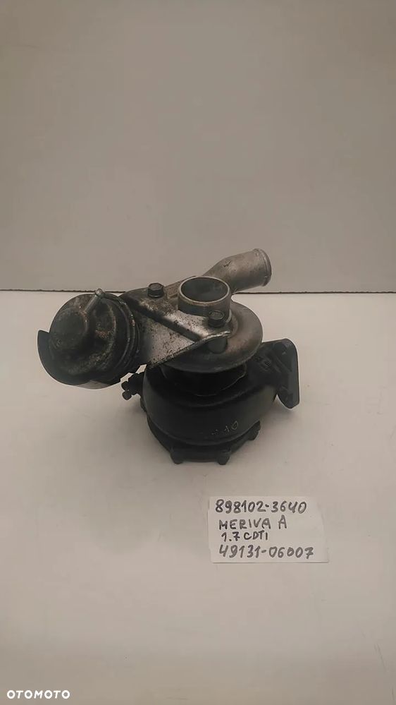 TURBO TURBOSPRĘŻARKA OPEL MERIVA A COMBO C CORSA C ASTRA H III 1.7 CDTI DIEASEL 4510069 / CZERWONA GUMKA - 12