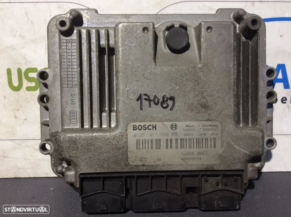 Centralina Motor Renault Megane 1.9 DCI  0281011549  8200310863 - 1