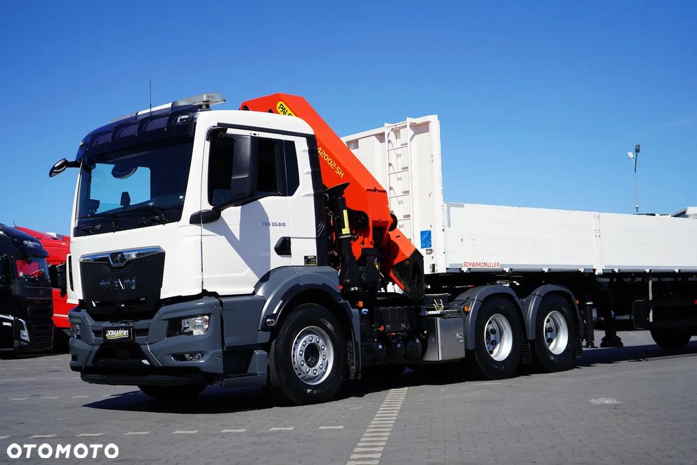 MAN TGS 33.510 / 6 X 4 / HDS PALFINGER PK 42 002 SH-E / WYSIĘG 17 M - 29