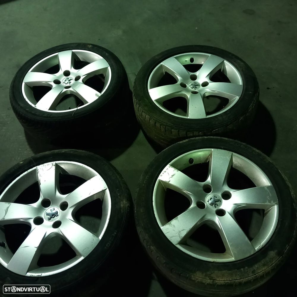 Jantes 17 com pneus peugeot 307 - 1