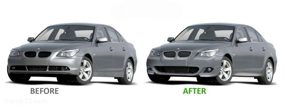 ZDERZAK PRZEDNI DO BMW E60, E61 OD 2007 DO 2010 ROKU  M-TECHNIK Z PDC + SRA - 4