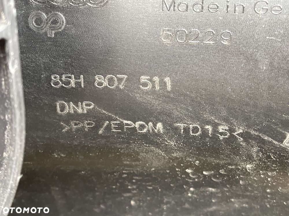 AUDI Q4 E-TRON 21- ZDERZAK TYŁ TYLNY POD PDC 85H807511 21.10.25 - 13