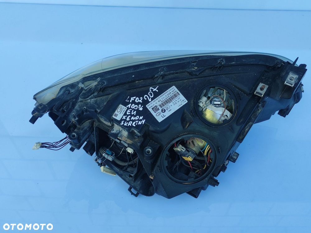 LAMPA LEWY PRZÓD PRZEDNIA BMW F01 F02 F04 XENON SKĘTNY EUROPA - 3