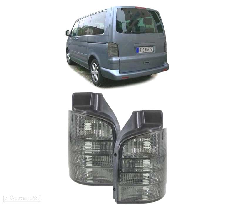 FAROLINS TRASEIROS VOLKSWAGEN VW T5 1P 03-09 ESCURECIDOS - 1