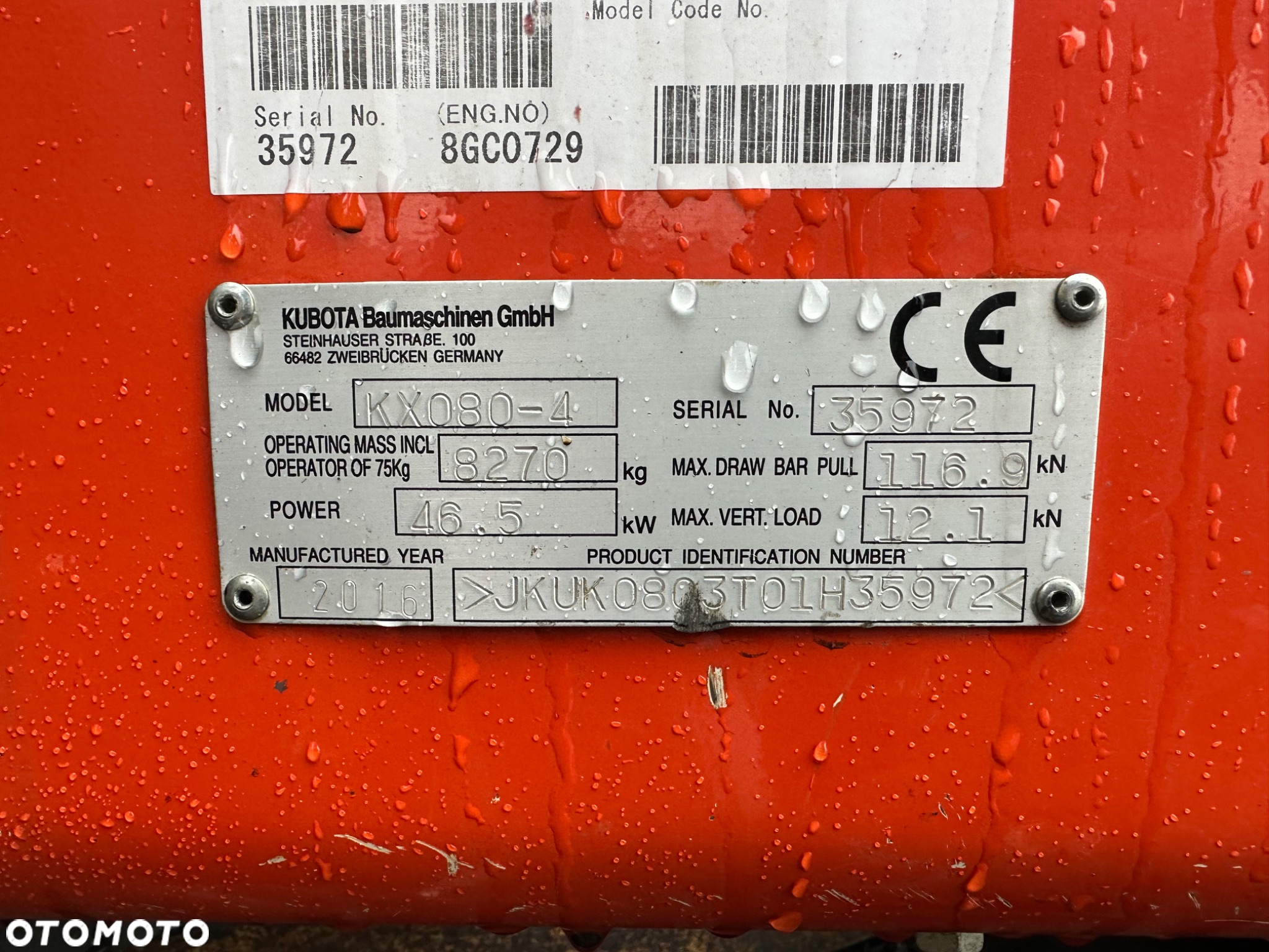 Kubota KX080-4 - 12