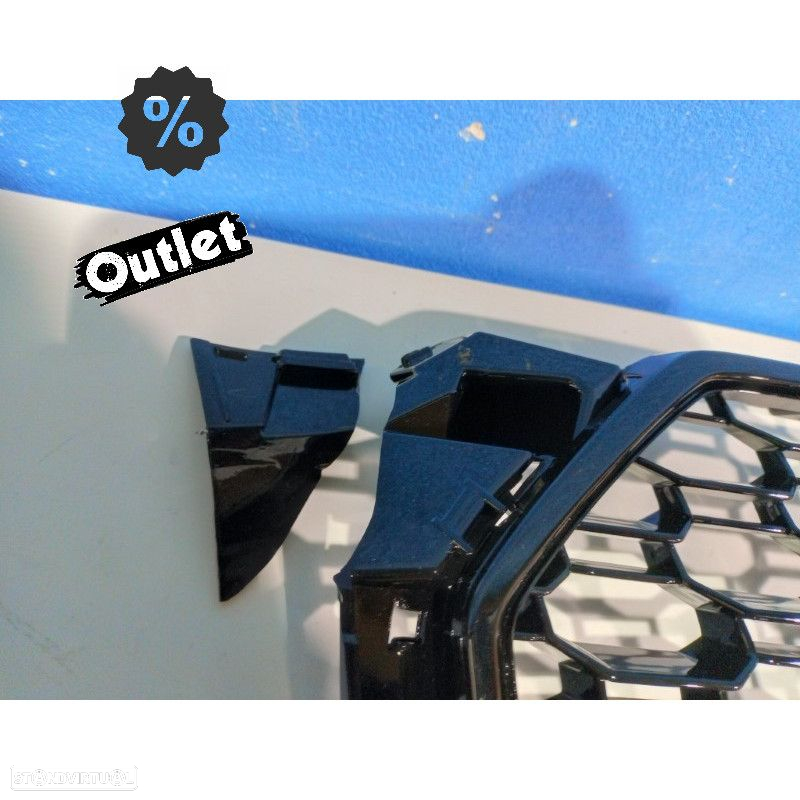 C010952C1 GRELHA AUDI A5 19- PRETO BRILHANTE LOOK RS5 QUATTRO - 4