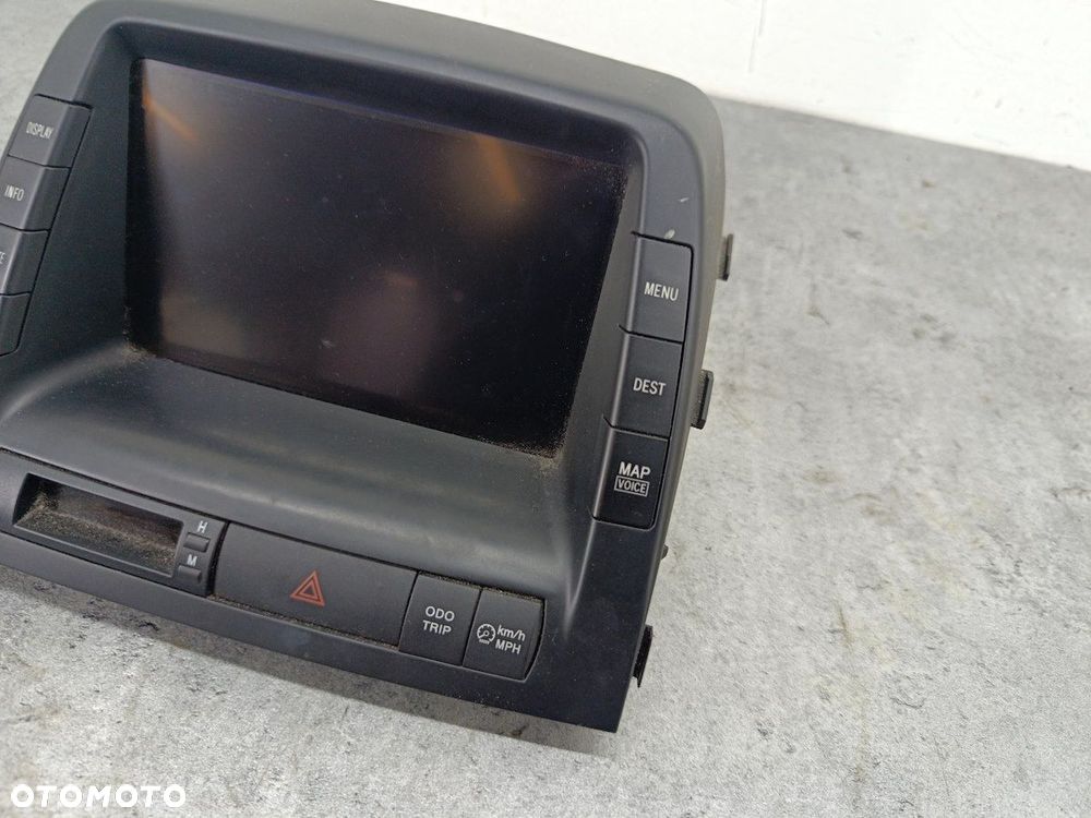 WYŚWIETLACZ NAWIGACJI TOYOTA PRIUS II 86110-47071  134000-2681A101  FUJITSU - 3