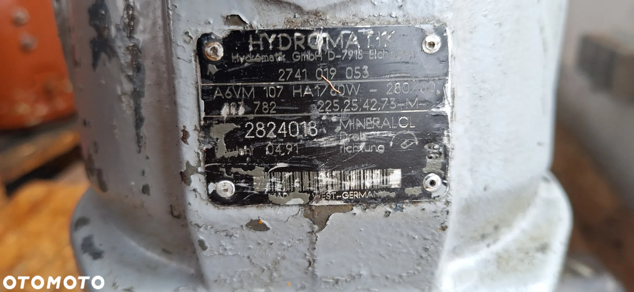 Silnik hydrauliczny A8V107 Hydromatik Zeppelin ZM 19 - 2