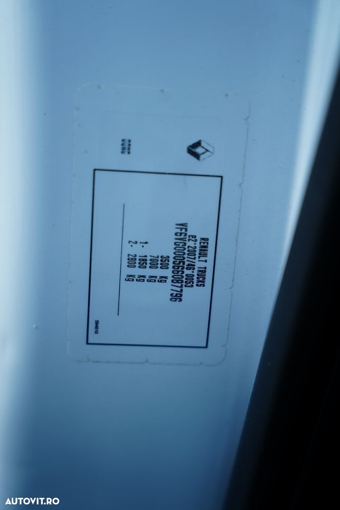 Renault MASTER / CONTAINER - 4,3 M / DHOLLANDIA LIFT - 750 KG / IMPORTAT / EURO 6 - 38