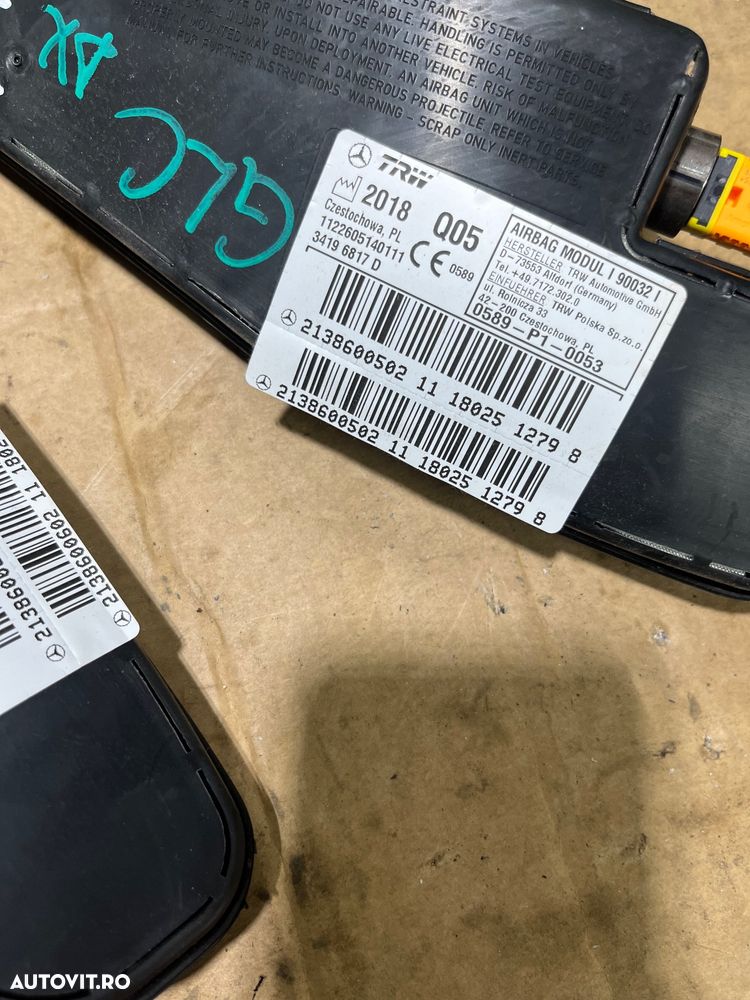 Airbaguri scaun Mercedes GLC coupe 2018 - 3
