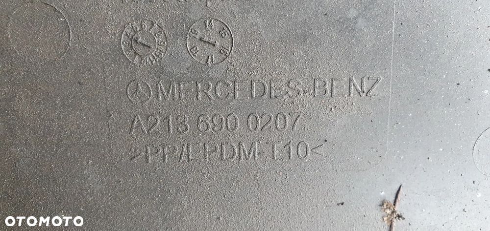 Osłona płyta podwozia tył tylna Mercedes E-Klasa W213 A2136900207 - 6