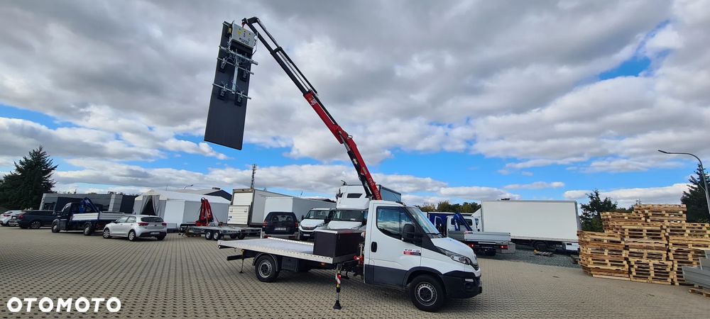 Iveco 70c 72c18 skrzynia wywrotka, żuraw HDS - 26