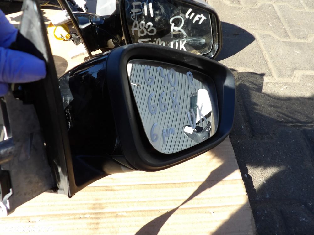 BMW - G30 - KOLOR 668 - LUSTERKO ZEWNĘTRZNE - PRAWE - 6PIN - UK - 1