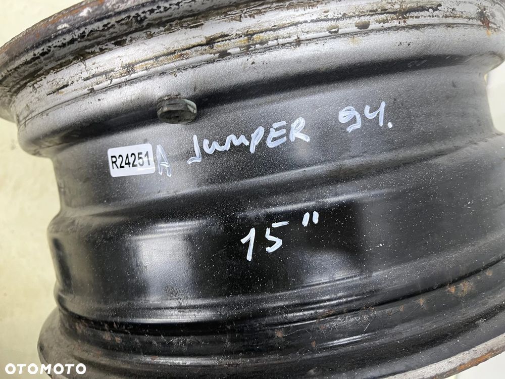 Felga stalowa Citroen Jumper I Ducato II Boxer I 94-06r. r15 6jx15 ET68 5x118 15 cali - 4