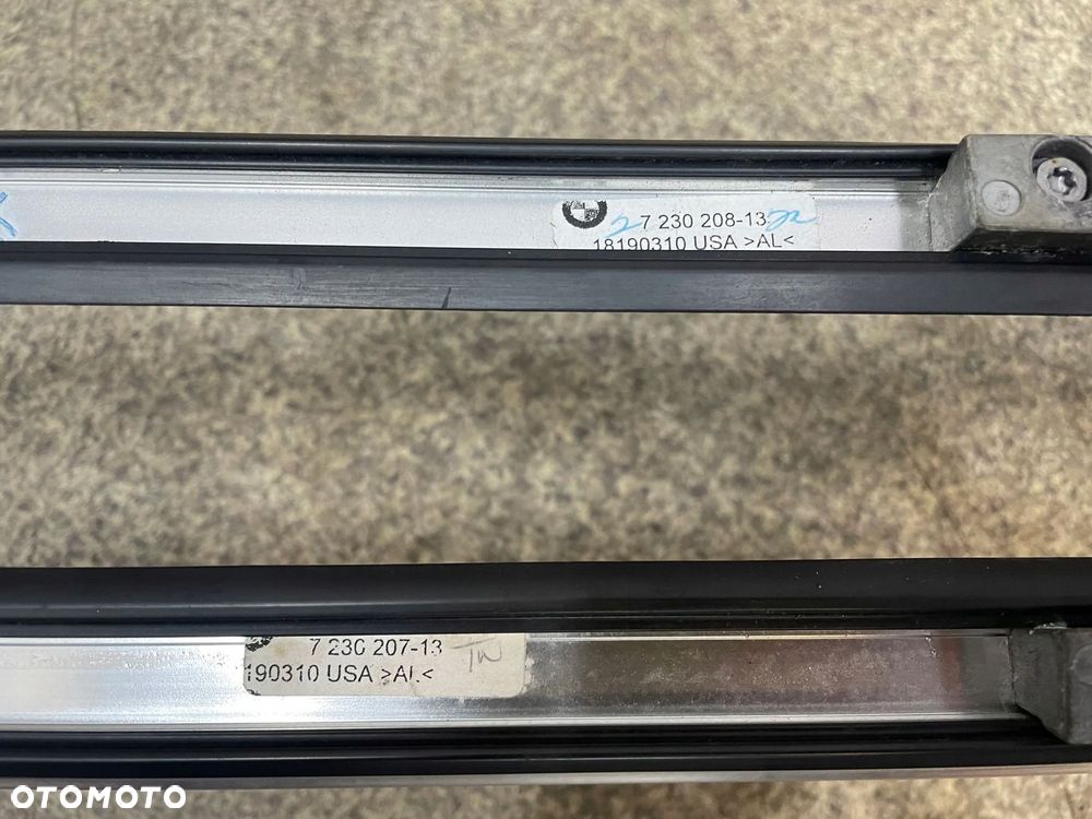 Relingi dachowe reling prawy lewy srebrne BMW F25 X3 ŁADNE KPL - 7