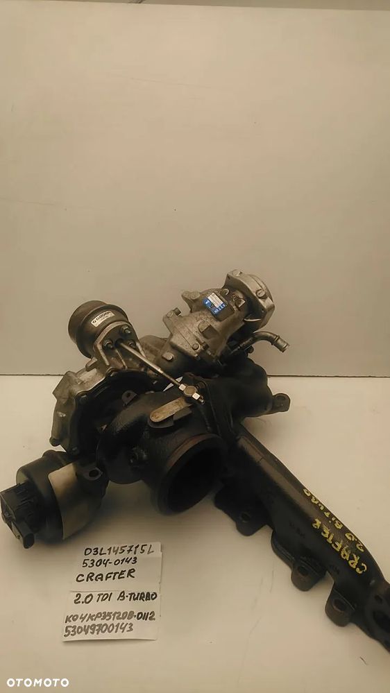TURBOSPRĘŻARKA 2.0 TDI BI-TURBO 143KM 163KM CKUB CKUC CSHC CSNA CRAFTER 03L145715L - 4
