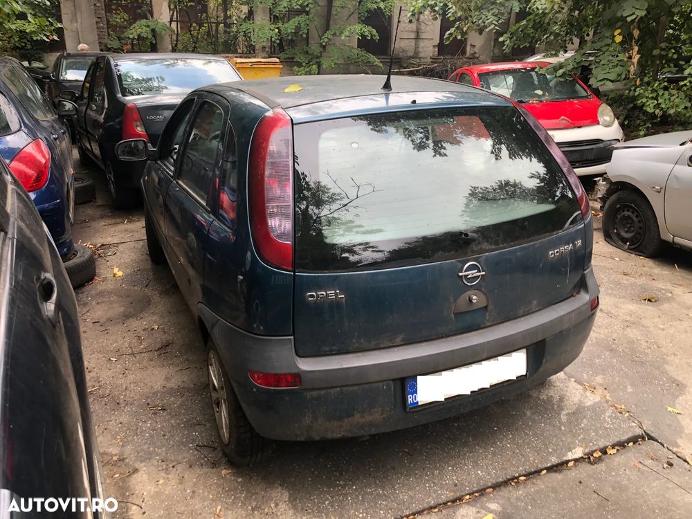 Dezmembrez Opel Corsa C 1.2 benzina 2002 4 usi albastru - 4