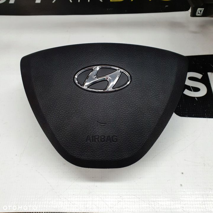 HYUNDAI i10 II 2 DESKA ROZDZIELCZA KONSOLA KOKPIT PULPIT PODUSZKI AIRBAG AIR BAG PASY KIT SET - 6