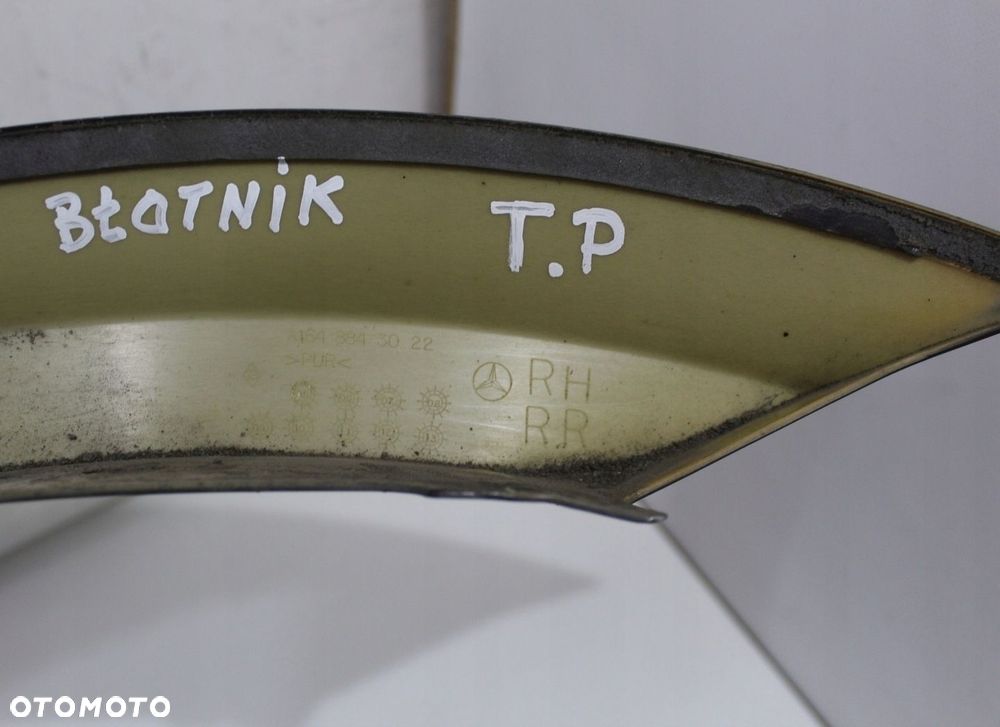 Nakładka listwa AMG błotnika tylna prawa Mercedes ML W164 A1648843022 197 - 10