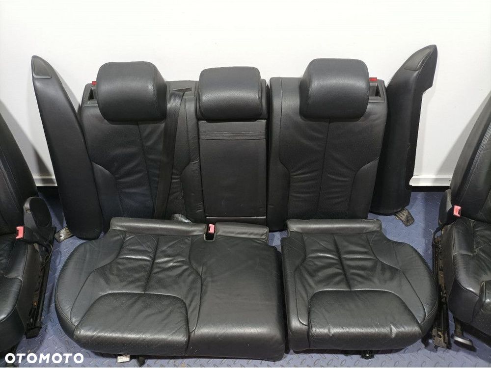 VW PASSAT B6 FOTELE SIEDZISKO OPARCIE KANAPA TYŁ SKÓRA KOMPLET EU - 4