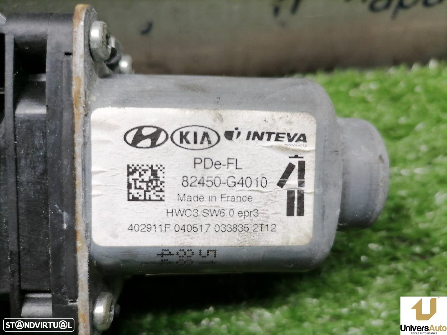 MOTOR ELEVADOR DE VIDRO FRONTAL ESQUERDO HYUNDAI I30 2017 -82450G4010 - 3