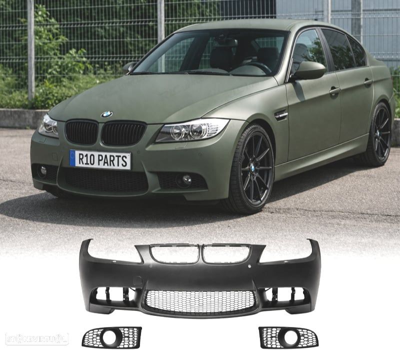 PÁRA-CHOQUES FRONTAL BMW E90 E91 05-08 COM PDC LOOK M3 - 1