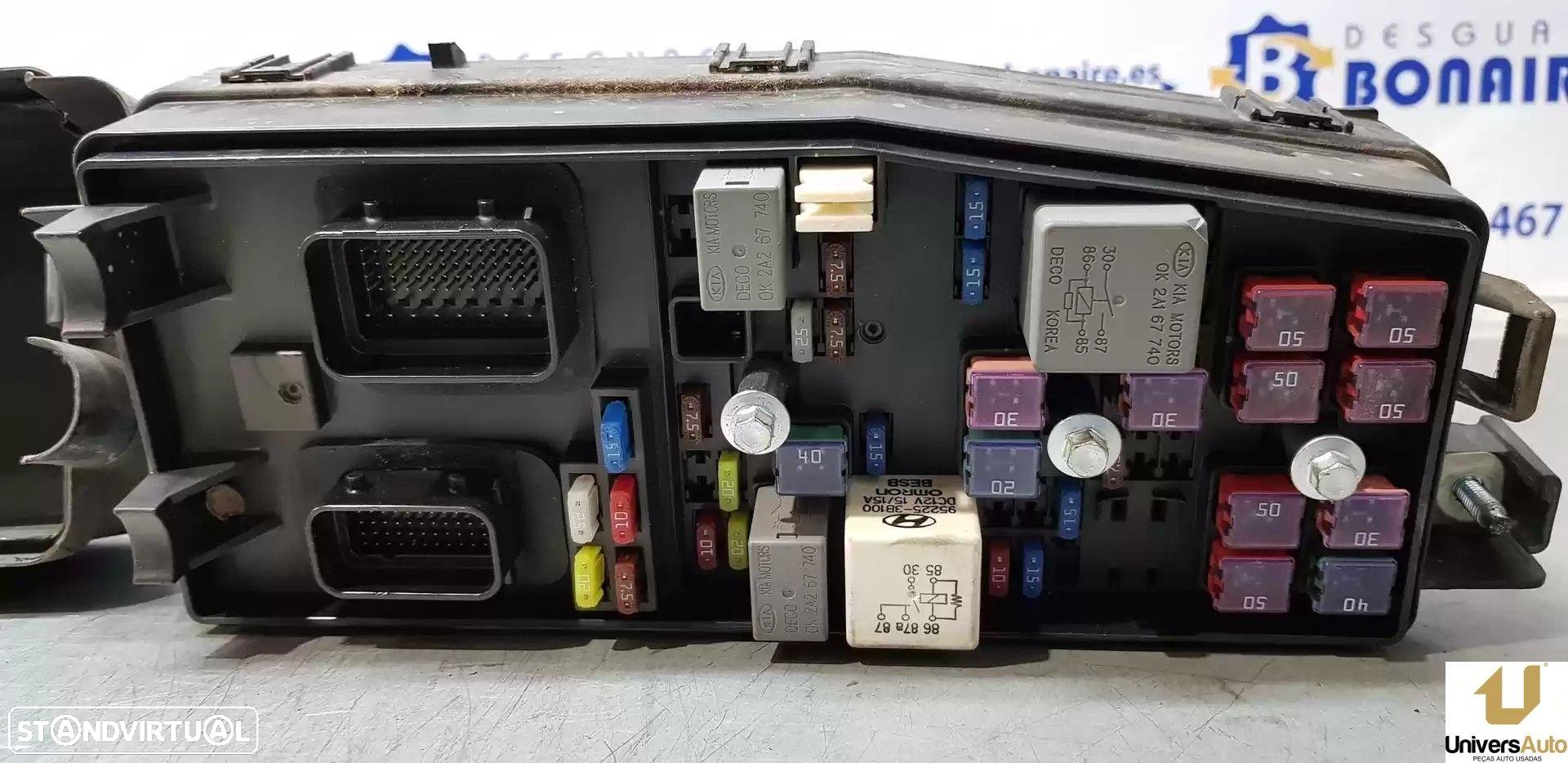 CAIXA RELÉS / FUSÍVEIS KIA CARNIVAL / GRAND CARNIVAL III 2006 -919504D050 - 2