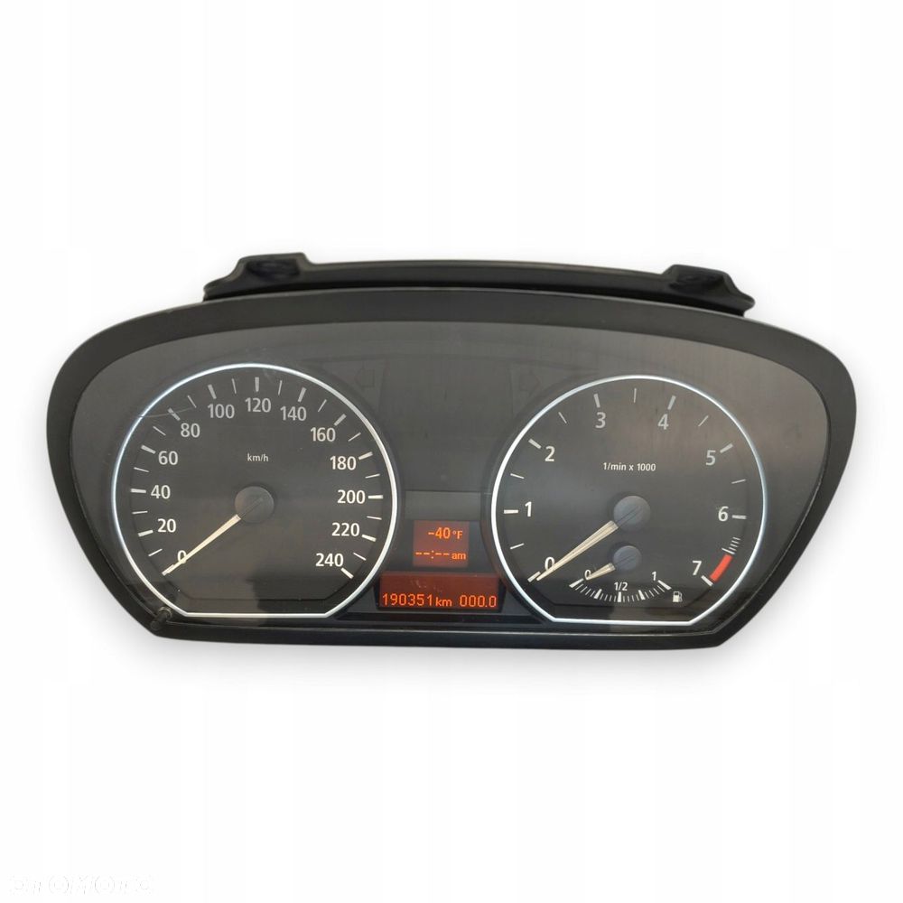 LICZNIK ZEGARY 6974645 BMW E81 E87 1.6 B Benzyna 190 351km europa - 10